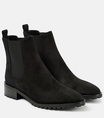 Bottines Chelsea Chelata en daim | Manolo Blahnik