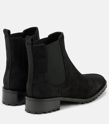 Bottines Chelsea Chelata en daim | Manolo Blahnik