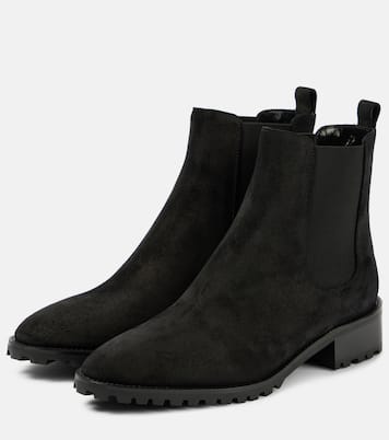 Bottines Chelsea Chelata en daim | Manolo Blahnik