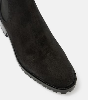 Bottines Chelsea Chelata en daim | Manolo Blahnik