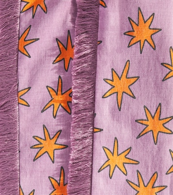 Bright Stars printed fringed jeans | Stella McCartney Kids