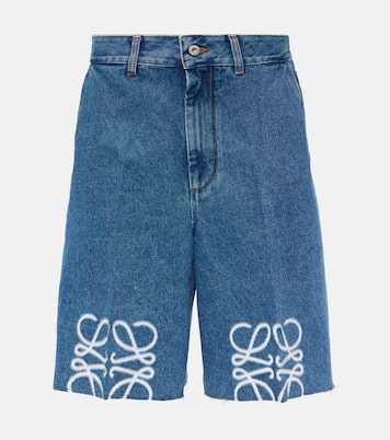 Anagram denim Bermuda shorts | Loewe