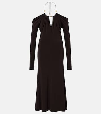 Abito midi con scollo bardot | Ferragamo