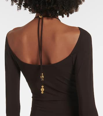 Abito midi con scollo bardot | Ferragamo