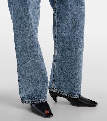 Jeans rectos con cintura de punto | Alaïa