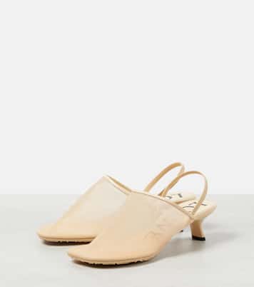 Pumps slingback Petal 45 in mesh | Loewe