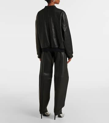 Will leather bomber jacket | Stouls