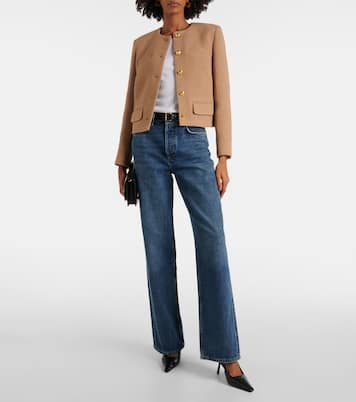 Paige cropped tweed bouclé jacket | Nili Lotan