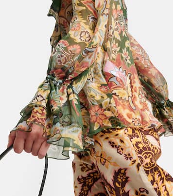 Blusa in seta con stampa | Etro