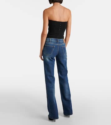 Jean flare à taille basse | Magda Butrym