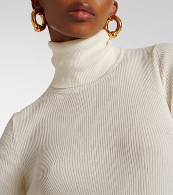Top de cuello alto acanalado de algodón | Tod's
