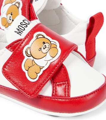 Bébé – Baskets Teddy Bear en cuir | Moschino Kids