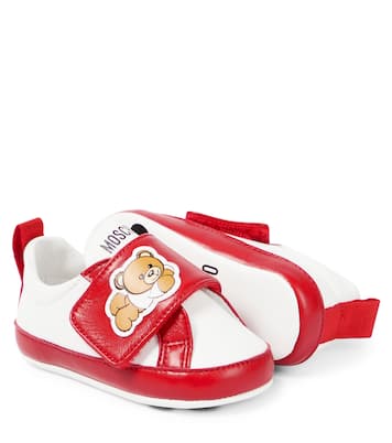 Bébé – Baskets Teddy Bear en cuir | Moschino Kids
