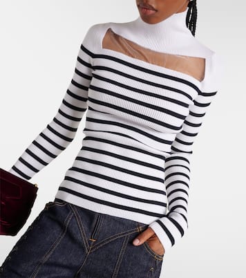 Jersey de cuello alto con abertura | Jean Paul Gaultier