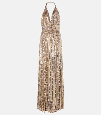 Abito lungo con paillettes | Dolce&Gabbana