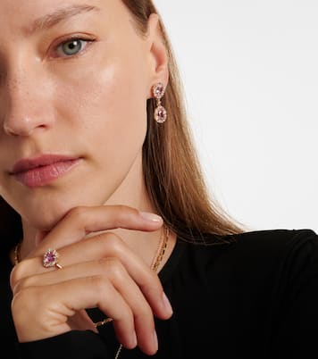 Boucles d'oreilles en or 18 ct, saphirs et diamants | Suzanne Kalan