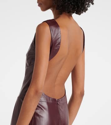 Abito midi in pelle | Proenza Schouler