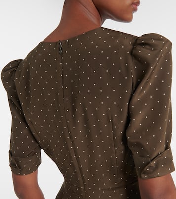 Abito in seta a pois | Alessandra Rich