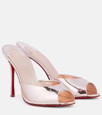 Me Dolly 100 mirrored leather mules | Christian Louboutin