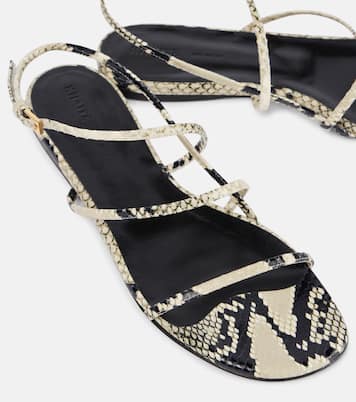 Sandali Loop in pelle stampata | Khaite