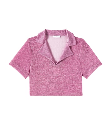 Cropped-Polohemd Lumière | Oséree Kids
