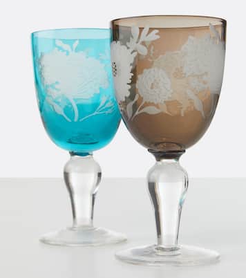 Peony set of 6 wine glasses | Polspotten