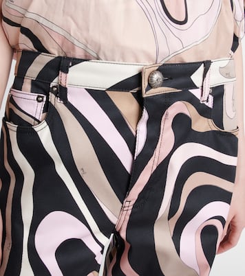 Pantalones rectos Marmo en mezcla de algodón | Pucci