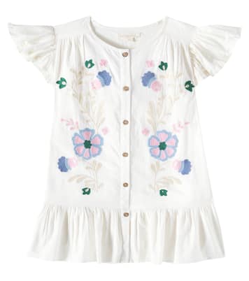 Besticktes Kleid Vania aus Baumwoll-Voile | Louise Misha