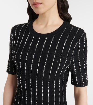 Ribbed-knit cotton-blend midi dress | Joseph