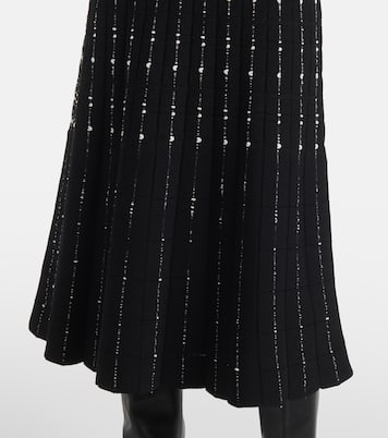 Ribbed-knit cotton-blend midi dress | Joseph