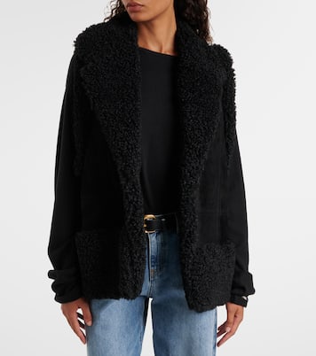 Gilet en daim et shearling | Johanna Ortiz