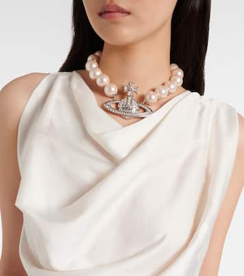 Long Fond draped satin gown | Vivienne Westwood