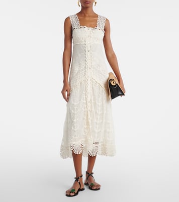 Maxikleid aus Guipure-Spitze | Farm Rio