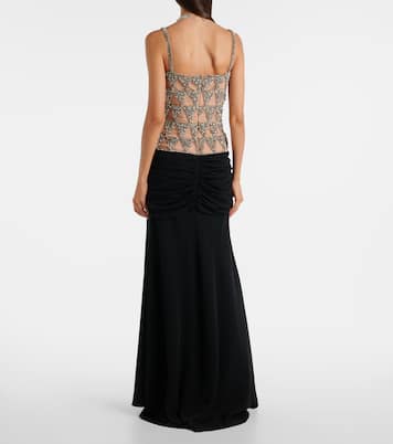 Embellished  gown | Costarellos