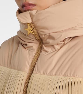 Marna fringed down ski jacket  | Goldbergh