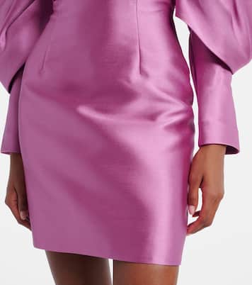 Freja satin minidress | Solace London