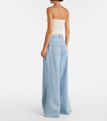 High-rise wide-leg jeans | Nina Ricci