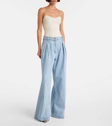 High-rise wide-leg jeans | Nina Ricci