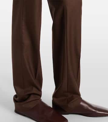 Davey virgin wool straight pants | Loro Piana