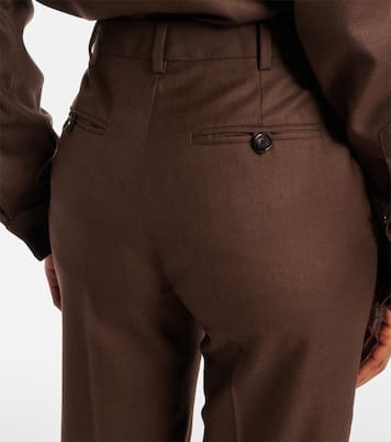 Davey virgin wool straight pants | Loro Piana