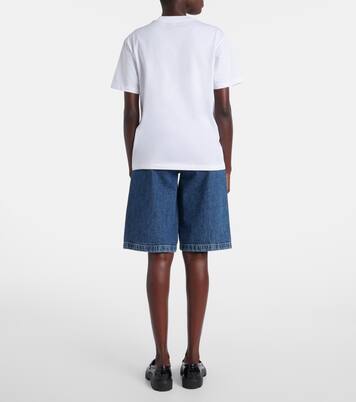 T-Shirt Ami De Cœur aus Baumwoll-Jersey | Ami Paris