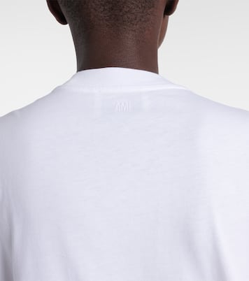 T-Shirt Ami De Cœur aus Baumwoll-Jersey | Ami Paris