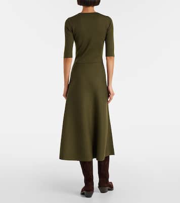 Midikleid aus Wolle, Kaschmir und Seide | Gabriela Hearst