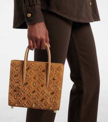 Borsa Paloma in suede con borchie | Christian Louboutin