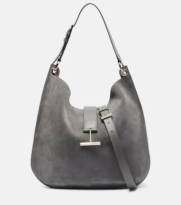 Tara Large suede crossbody bag | Tom Ford