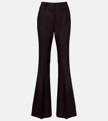 Pantaloni flared Rhein in lana a vita alta | Gabriela Hearst
