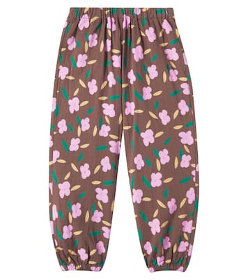 Floral cotton sweatpants | Jellymallow
