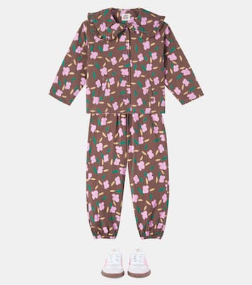 Flower cotton sweatpants | Jellymallow