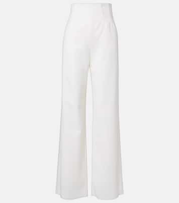 Balta high-rise virgin wool wide-leg pants | Max Mara