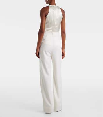 Balta high-rise virgin wool wide-leg pants | Max Mara